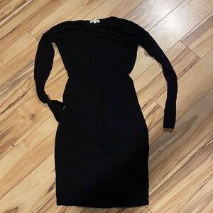 Stevie Hender Classic Black Long Sleeve Dress